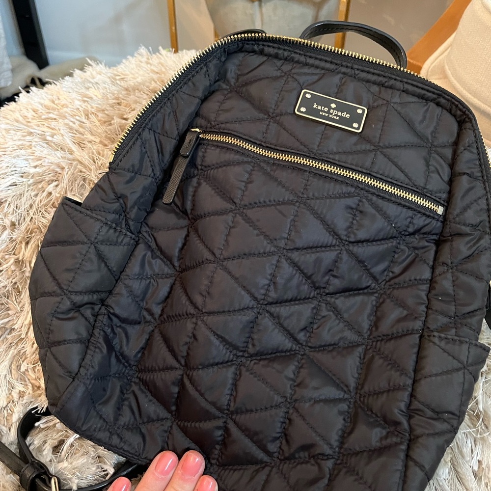 Kate spade quilted mini back pack